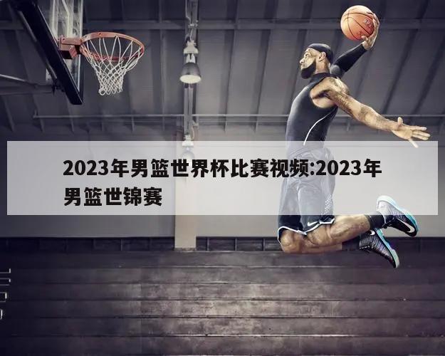 2023年男籃世界杯比賽視頻:2023年男籃世錦賽